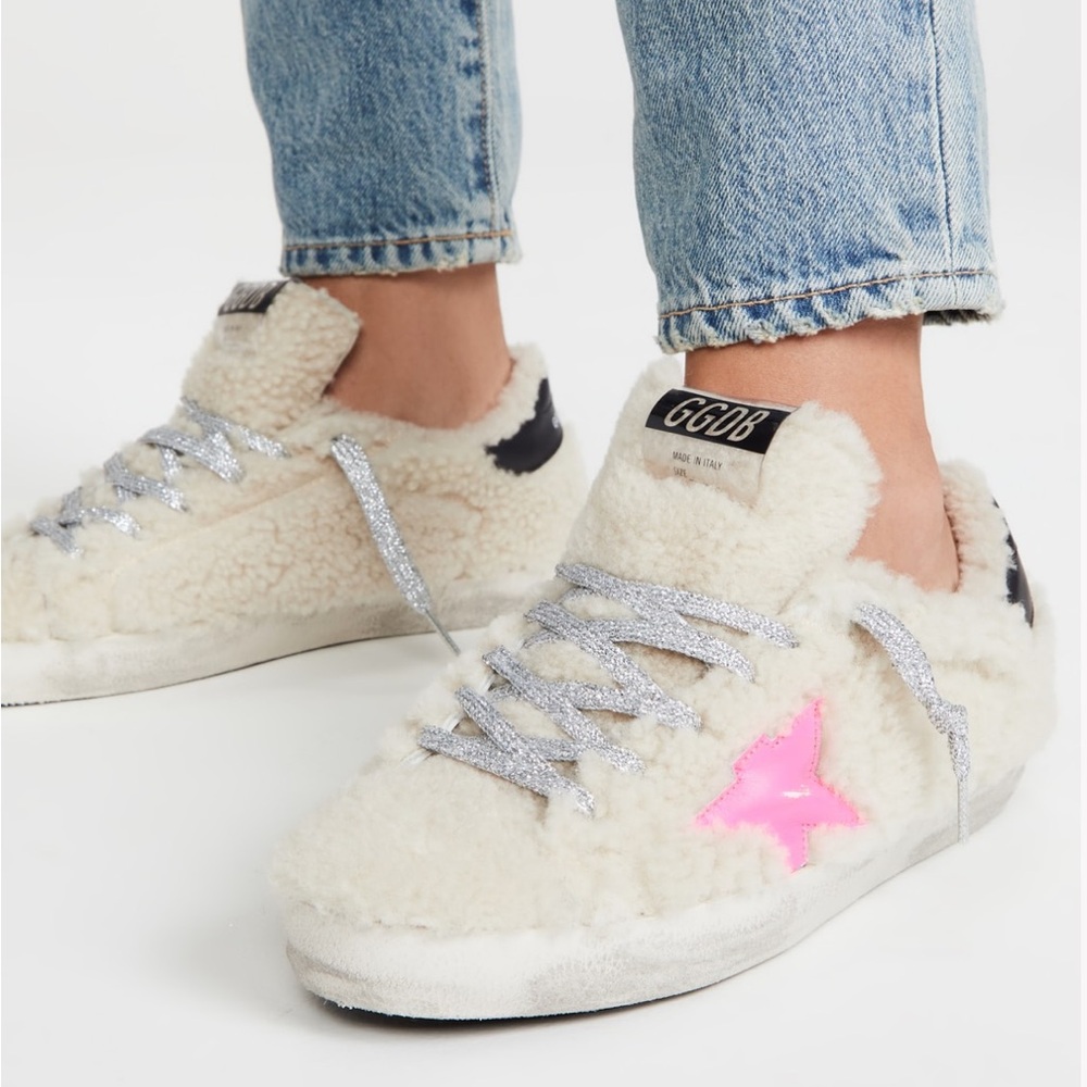 Golden Goose SuperStar Shearling Sneakers